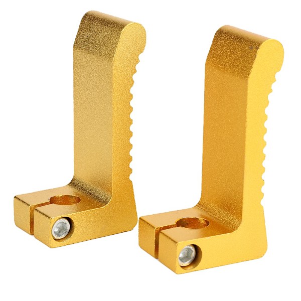 2PCS Motorcykel Fotpedal Modifieringstillbehör Passar För PEG REST 43CC 47CC 49CC (Gyllene)