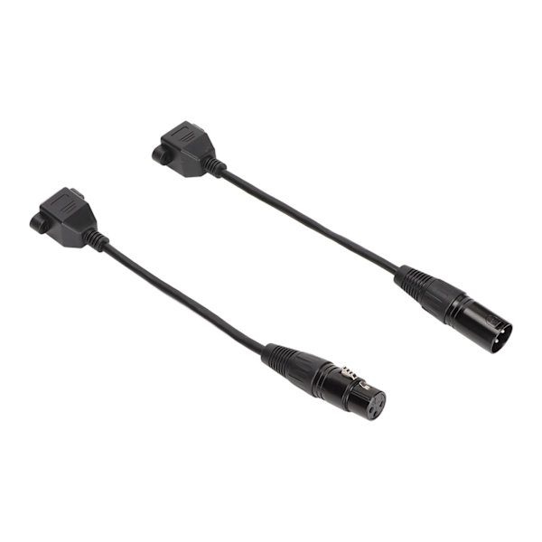 2 kpl XLR3–RJ45-kaapeli 3-pin Plug and Play -naaras XLR-verkkojohto LED-nauhatallennusstudioon