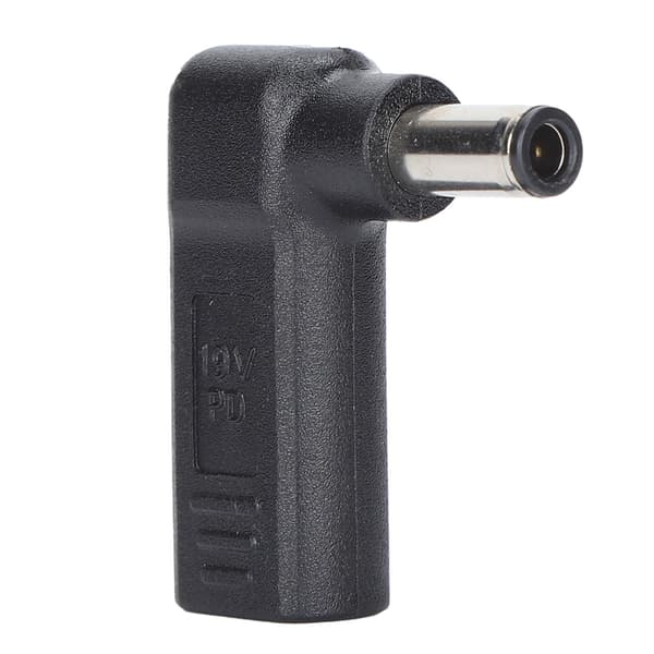 TypeC til DC Adapter Hunn til Hann Plugg 6.0x0.6mm Rett Vinkel PD-kontakt Ladeenhet