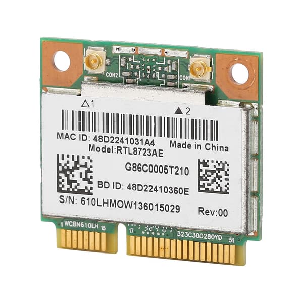 Trådløst netværkskort RTL8723AE 300M Bluetooth4.0 Half Mini PCI-E Wlan Wifi Adapter