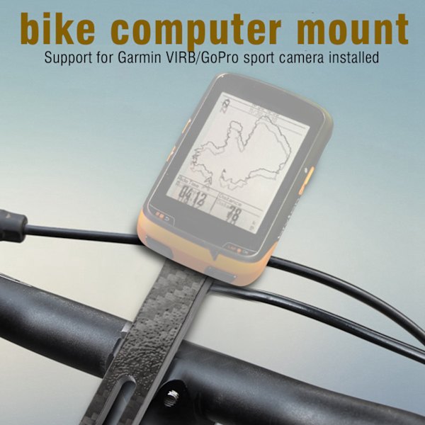 Holder for landeveissykkelsykkel integrert styrestamme for Garmin for Bryton (for Garmin)