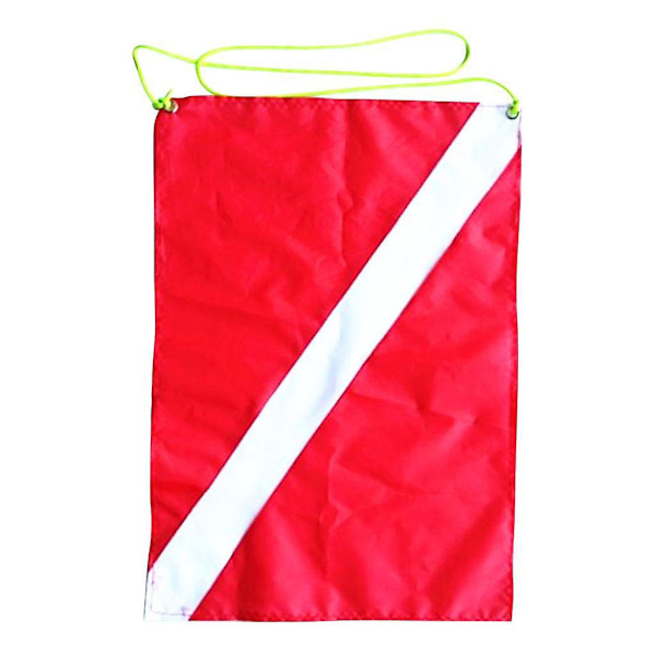 2 Stykker Dykning Dykker Ned Flag Sikkerhedssignal Markør Banner Bådflag