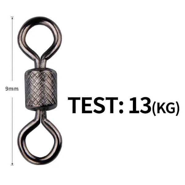 Fiskeri svirvel konnektor ring rullende rotator for sikkerhed Kana krog A