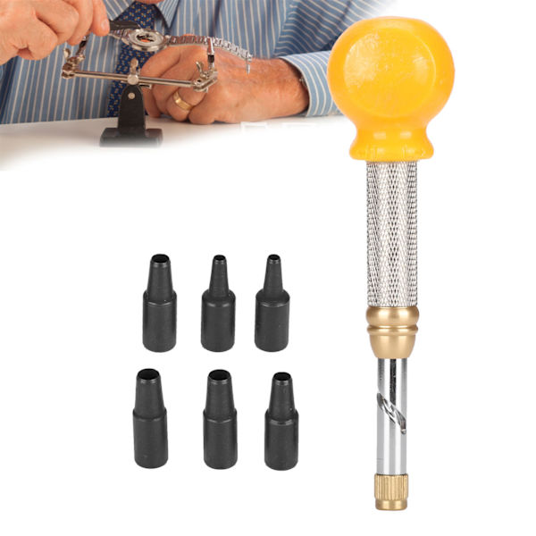 Läderrem Hole Puncher Cutter Watchband Reparation Punching Tool för Home Watch Shop