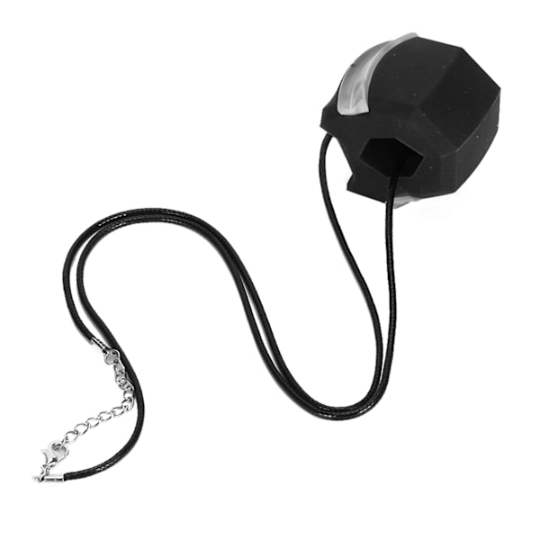 Ansiktsbantning Käklinjetränare med halsband Käkmuskelträning Ansiktshalsetränare LBlack