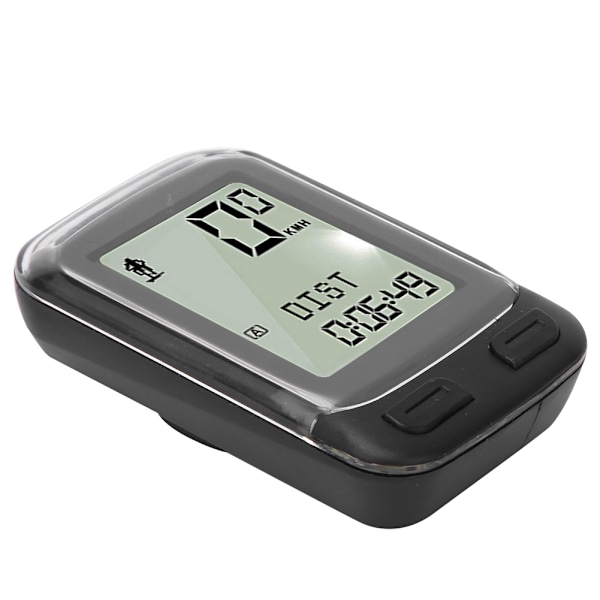 Mountain Road Bike Trådløs Odometer Multifunktionel Interface Stor Skærm Vandtæt Velometer Support Fem Sprog