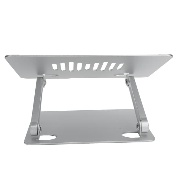 Bärbar datorställ hopfällbart bärbart förvaringsställ i aluminiumlegering silver för 11-15,6 tum