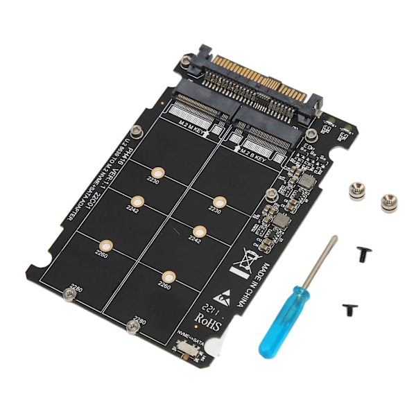 NVME U.2 til Combo NGFF M.2 SATA PCIe SSD-adapter 40 Gbps stabil drift SFF8639 SSD-adapter til bundkort