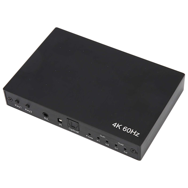 4K 60Hz HD Multimedia Interface Switch Splitter 4K 3D 1080P HDCP2.2 HDR 10 2x2 HD Multimedia Interface Switcher 100‑240V UIK Plug