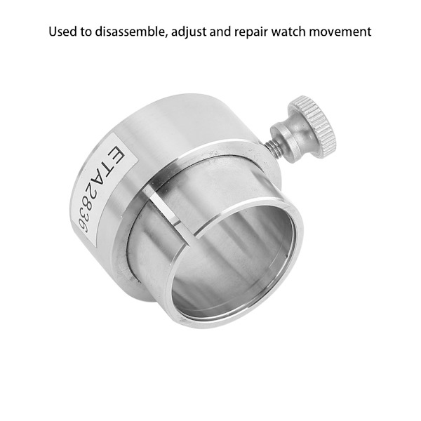 Urverksholder i rustfritt stål for ETA2836 Watch Movement Watch Tool
