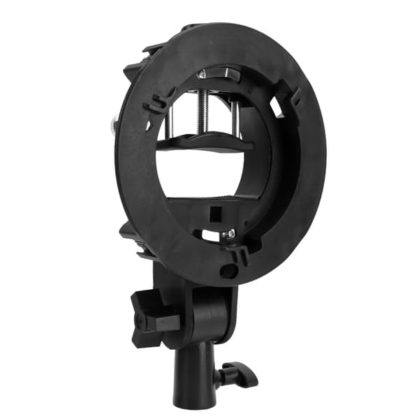 S-Type Beslag til Bowens Mount - Speedlite Flash Snoot Softbox Beauty Dish Reflektor Paraplyholder