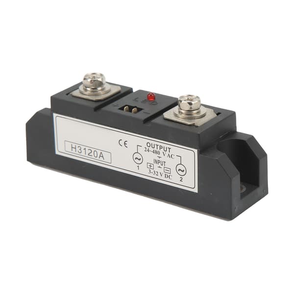 Solid State Relæ Industriel SSR 3-32V DC Indgang til 24-480V AC Udgang til Drejebænk Køretøj