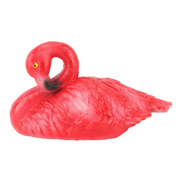Flamingo Dekorationer Flytande Flamingo Prydnader för Fiskdamm Fisk Tank Bakgård Uteplats Gräsmatta Liten Röd Vilande Flamingo
