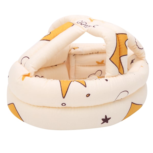 Baby Cloth Protective Cap Comfortable AntiCollision Toddler Learn to Walk Head Protection(Light Salmon Color )