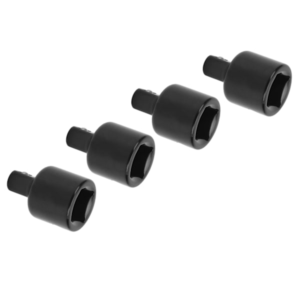 4 stk. sokkeladapter, skraldenøgle, konverteringshoved, reparationsværktøj, hardware 3/8 M til 1/4 S