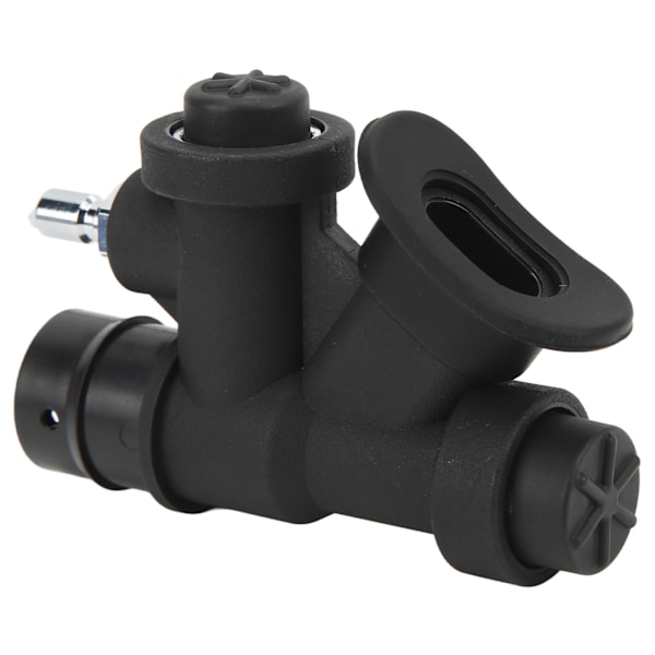 Scuba Diving Universal 45-graders Oral Power Inflator K-formet ventilavlastningsventil for standard 1-tommers slange