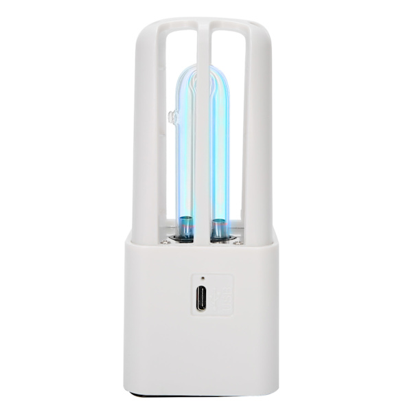 ZL-28C1 UVC lys bærbar ultraviolet lampe USB genopladelig rengøring til bil og hjem
