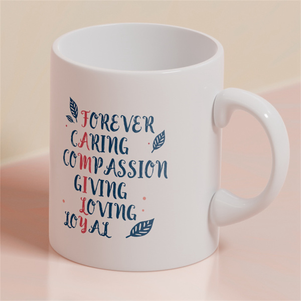 Kaffe Krus Klar Tryk Bred Mund Keramisk Drikkevandskop til Te Varm Chokolade Hjemmekontor CCP310
