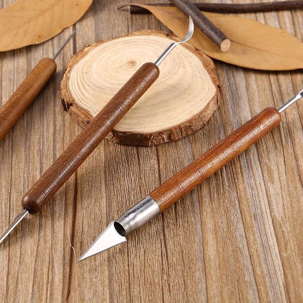 Cozy Carving Tools Keramisk Skulptur Sæt til Lermaling Skumhåndværk Træmodeller Kunstprojekter