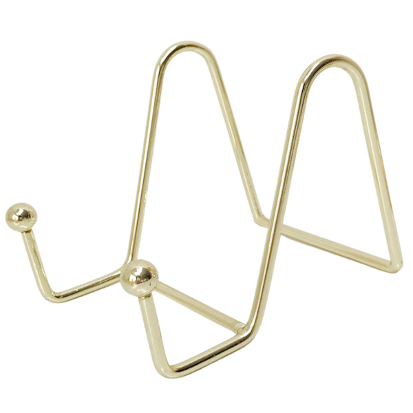 Nail Golden Shelf Base Snygg metall Fashionabel Nail Display Board Base för manikyr Nail Gold Shelf Base