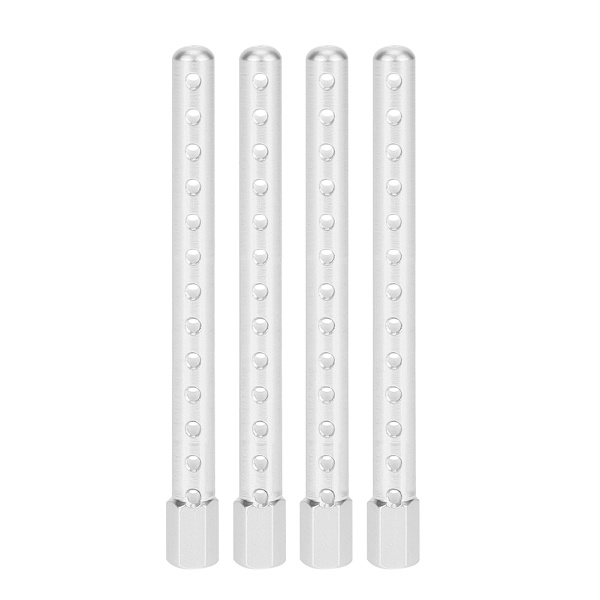 4st aluminiumlegering RC Car Shell Kolumn Tillbehör Reservdelar Passar för HSP 1/10 122037Silver