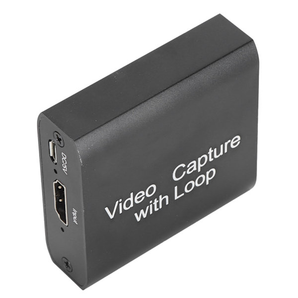 Videoopptakskort med HD Multimedia Interface Loop Out USB Live Game Capture Board for PS4 Switch Laptop