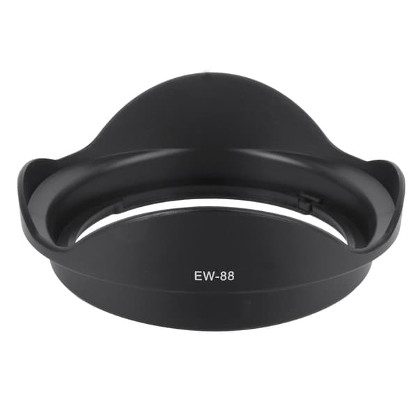 EW‑88 Modlysblænde Plast Sort Kameramontering Passer til EF 16‑35mm f 2.8L II USM Objektiver