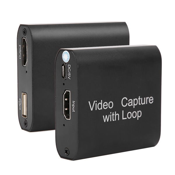 HDMI Video Capture HD Live USB till HDMI med Loop Out Capture Card