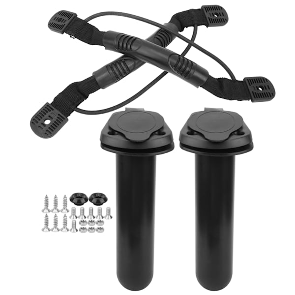 Kanot Oblique Fast Fiske Stativ Nylon Remband Handtag Fast Spänne Utrustning Set