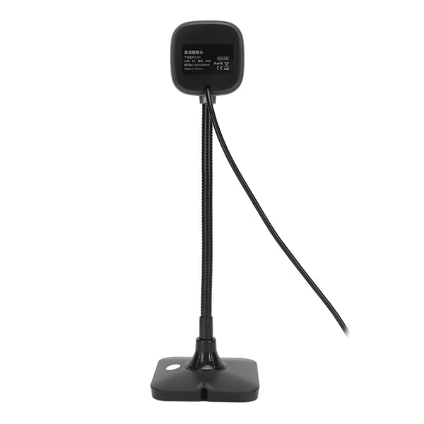 USB-kamera HD støjreduktion bøjeligt rør desktop computer webcam med mikrofon til livestreaming videokonference