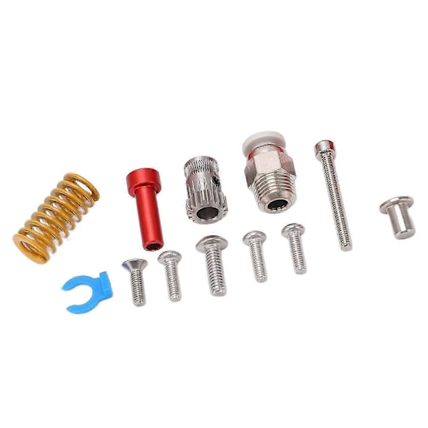 Extruder Aluminiumblock Kit Dubbelväxlad Extruder Matare 3D-skrivartillbehör för CR 10S PRO