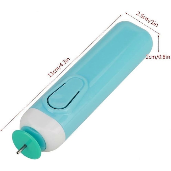 Mini Elektrisk Quilling Papper Volym Locktång Penna Spets Quilling Slitsat Verktyg Papper Rullande Elektrisk Penna