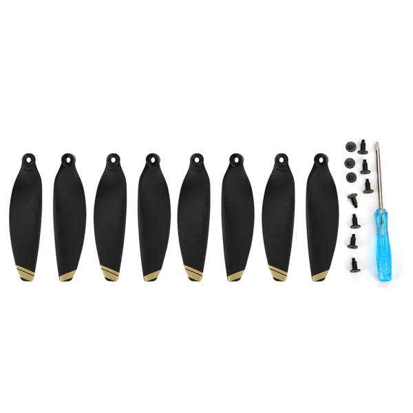 4 stk propelbeskytter 2 par 4726F sort propel passer til MAVIC MINI Drone (guldkant)