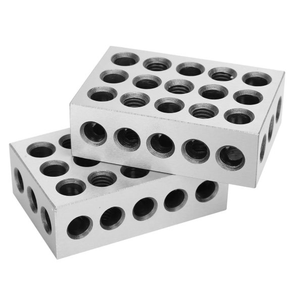 1 par ultra nøjagtighed 1-2-3 blok matchet super nøjagtighed 23 huller med skruenøgleboks