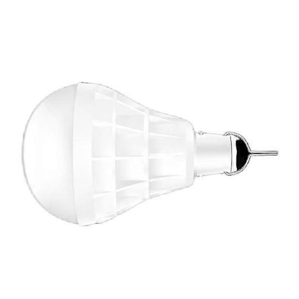 30W LED-lampa, USB-uppladdningsbar nödlampa för utomhusbruk, vandring, camping, fiske, tältlampa