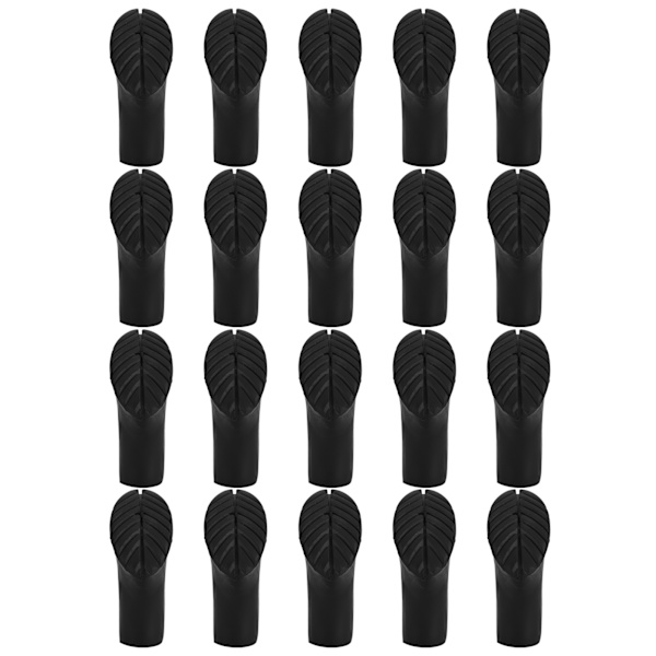 20 stk Udendørs Spadserestav Tip Beskytter Vandrestang Udskiftning Tips End for Vandrestav