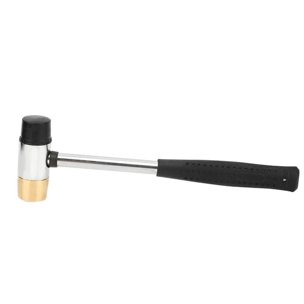 Svart gitarplastikkhammer messing- og gummihode Ukulele Musikkinstrumenttilbehør