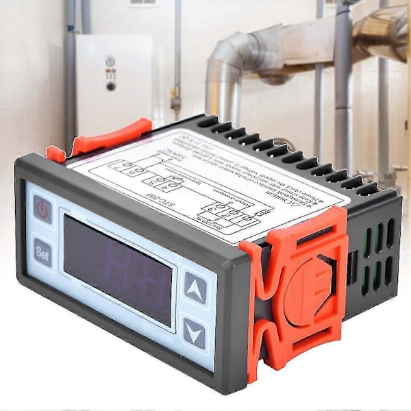 STC-200 Digital Termostat Temperaturregulator Mikrocomputer Køle- Varme Regulator AC