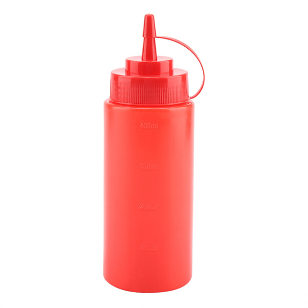 460 ml 10 stk. / sæt plastikkrydderidispenser til sauce, olie, fløde, eddike (rød)