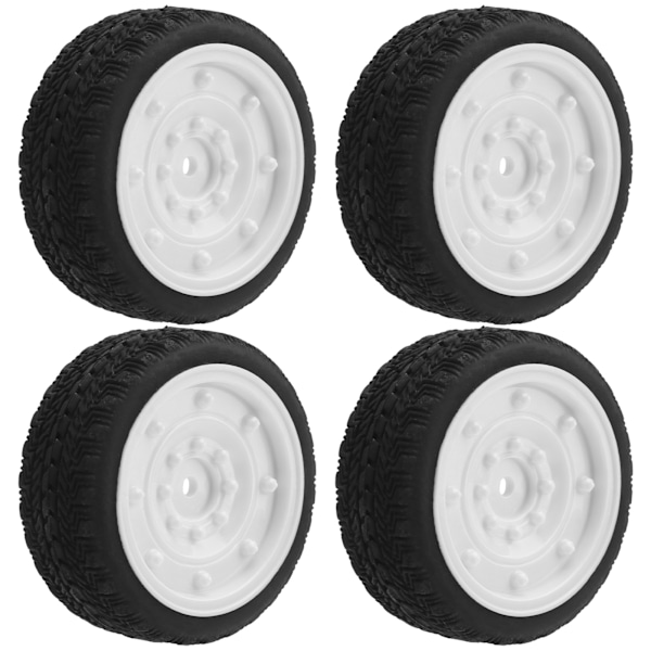 4 st 65 mm RC-gummidäck Fjärrkontroll Biltillbehör Passar för WPL D12 1/10 (013W)