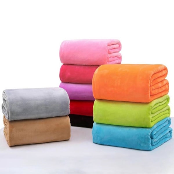 Pehmeä lämmin flanellipeitto talveen - Naievear Bedding Supply Ruusunpunainen