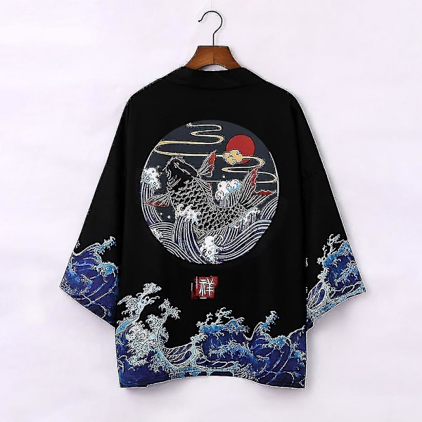 Samurai Kimono XL Stil Streetwear Karate Skjorte