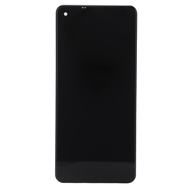 Skärmbyte LCD-skärm Touch Digitizer-enhet för Samsung Galaxy A21S med ram