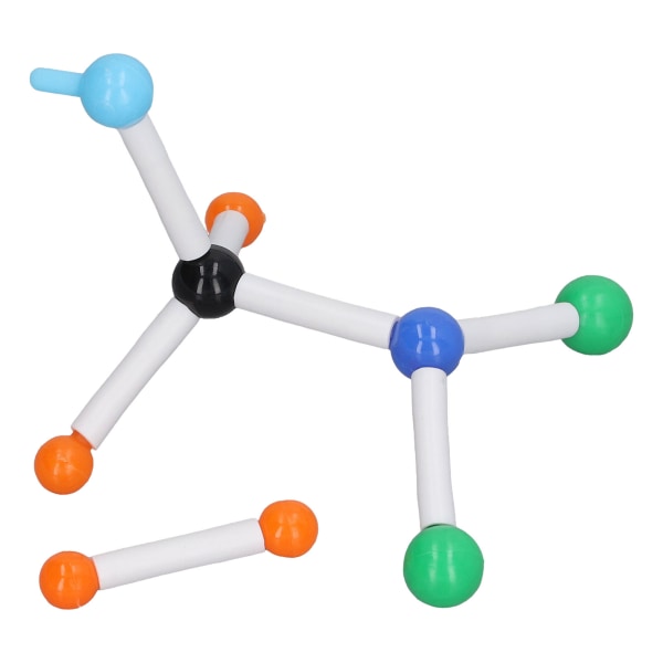 Kemiallinen molekyylimallisarja Elävä väri 3D-opetuksellinen mikromolekyylirakennemalli opiskelija-opettajan oppimiseen