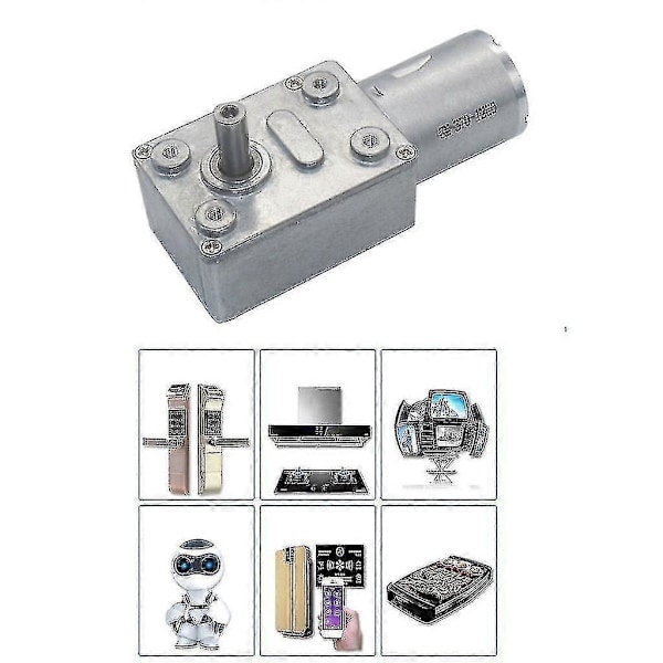 6V/12V/24V Reduktori Sähkömoottori 2 Rpm - 375 Rpm Suuri Vääntömomentti Moottori JGY370-12V-90 Zekai