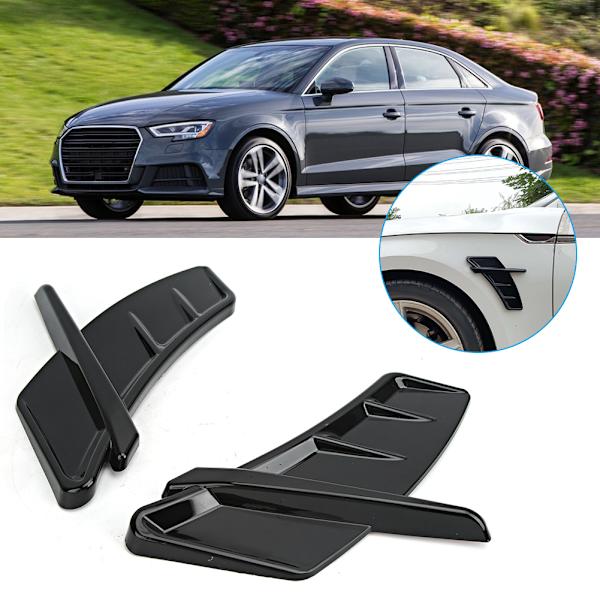 2 stk. Car ABS til ABT-stil Fender Cover Trim passer til A3/S3 2017-2019