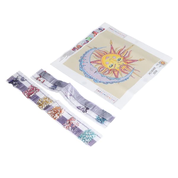 Diamantmålning DIY Handbroderi Sol Måne Tonghui 5D Diamantmålning Dekorativ Målning