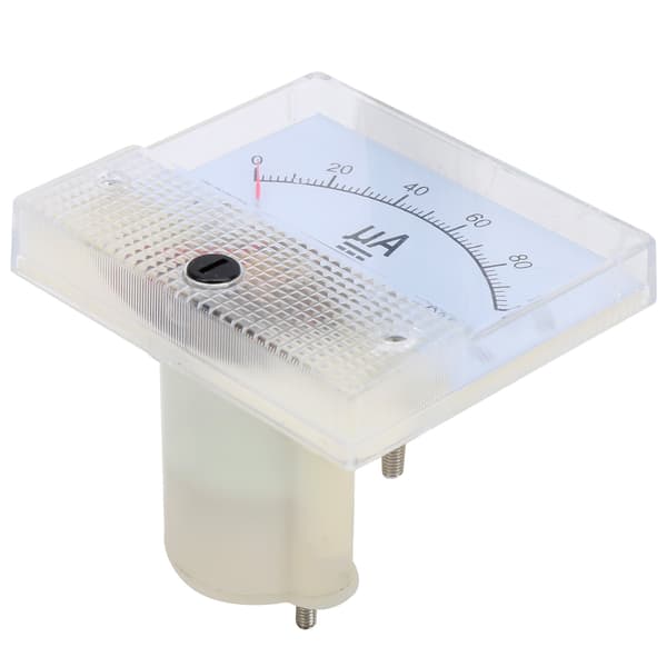 85C1 DC 0~100UA Pekartyp Amperemeter Analog Ström Panelmätare Mätinstrument