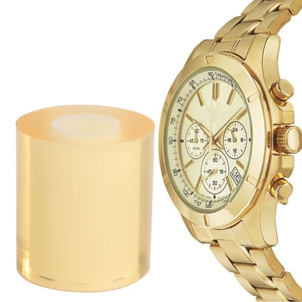 8cm Anti Static Clear Skyddsfilm Watch Clock Smycken Protector Tape