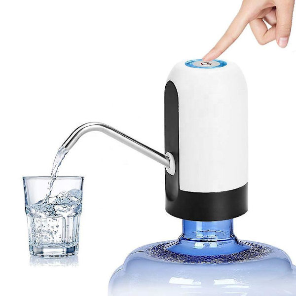 Bärbar USB-laddningsbar vattenflaskepumps - Automatisk elektrisk dispenser för 5 gallonsflaskor